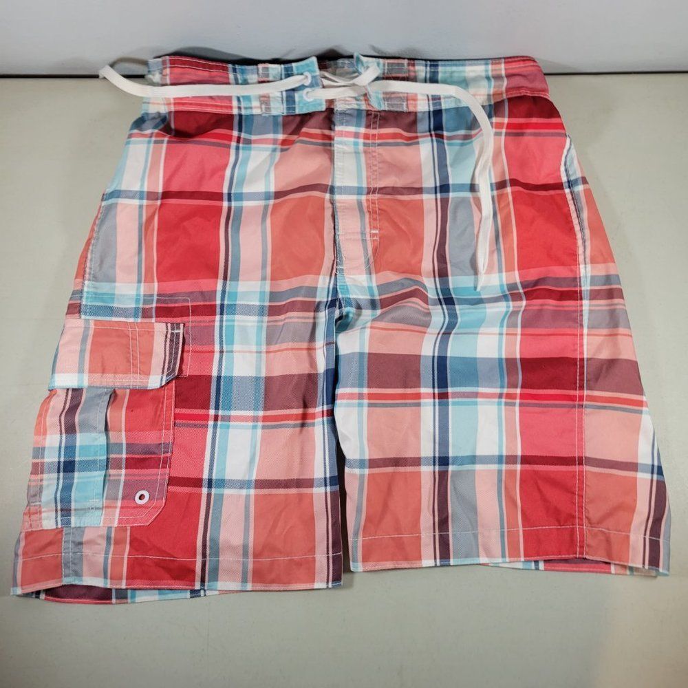 Target Men's Boardshorts Swim Trunks - Size M 32/34 - Pockets and Drawstring